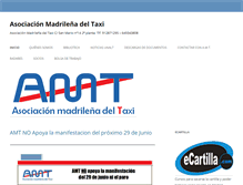 Tablet Screenshot of amt-taxi.com